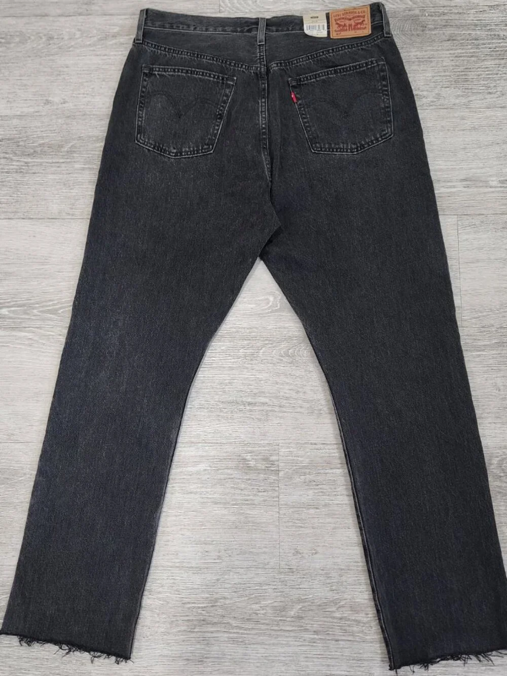 Levi's 501 Original Denim Jeans Straight Leg Button Fly Men's W34 L30 Cotton NWT
